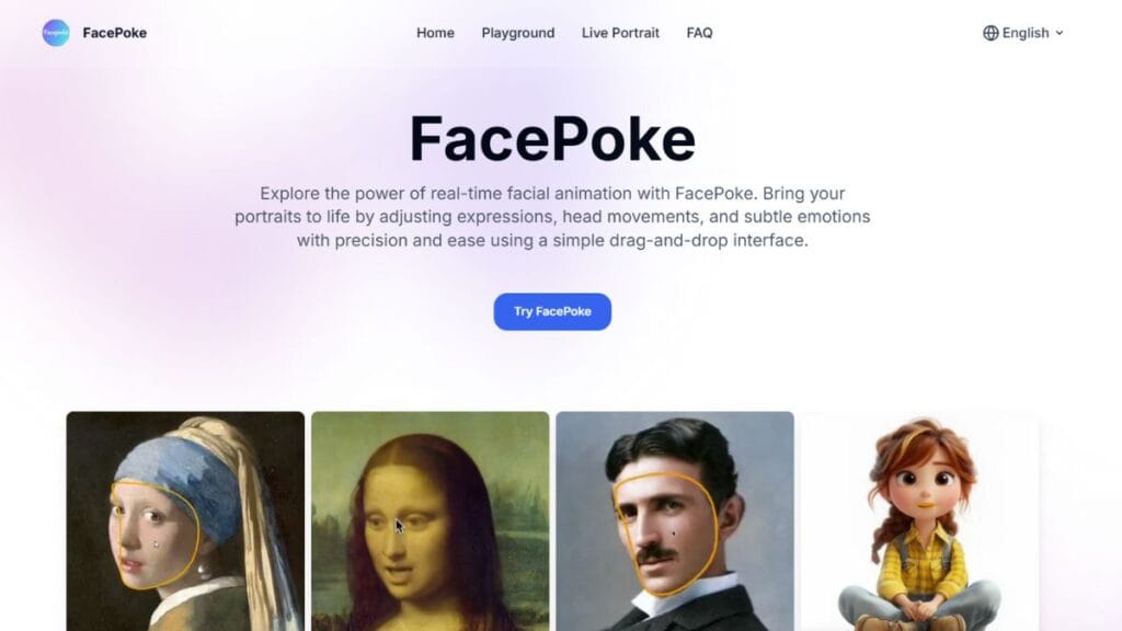 Face Poke Web