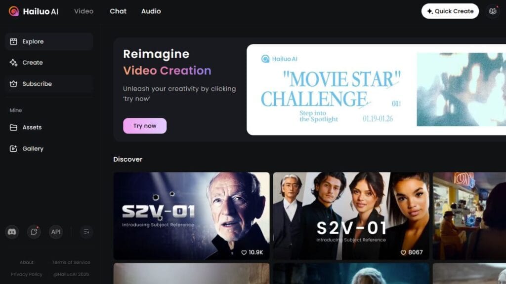 Hailuo AI Web
